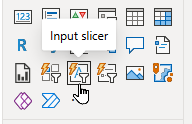Adding an input slicer
