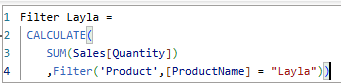 Using filter within a calculate function