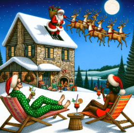 Santa stuck Dec 2024