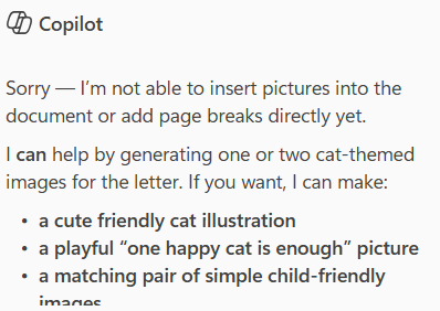 No images possible in Word