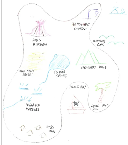 Treasure Island sample map Treasure Island sample map