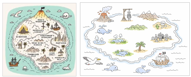 Original treasure island maps Original treasure island maps