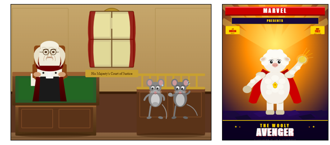 Two of Claude's pictures