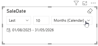 Returning only x complete months back