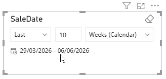 Beware of the weeks calendar option