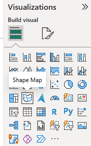 The shape map visual The shape map visual