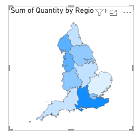 The shape map with coloured regions The shape map with coloured regions