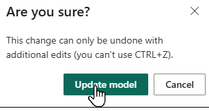Are you sure box Are you sure box