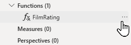 Function name menu Function name menu