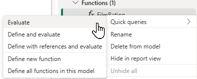 Evaluating a function Evaluating a function