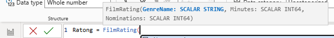 Adding a film rating column Adding a film rating column