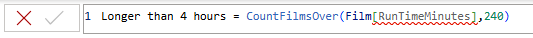 Syntax for one measure Syntax for one measure