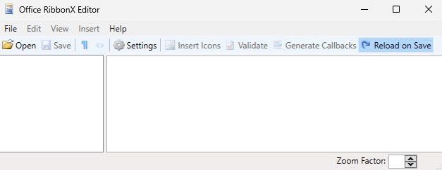 The Office RibbonX Editor tool