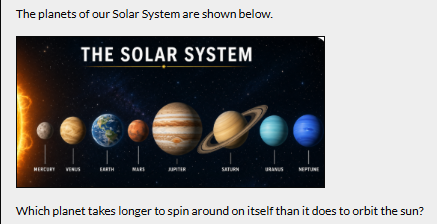 PLanets of solar system