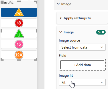 Choosing sizing options for images in a slicer in Microsoft Power BI Choosing sizing options for images in a slicer in Microsoft Power BI