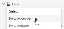 Adding a measure to a table in a Power BI semantic model Adding a measure to a table in a Power BI semantic model