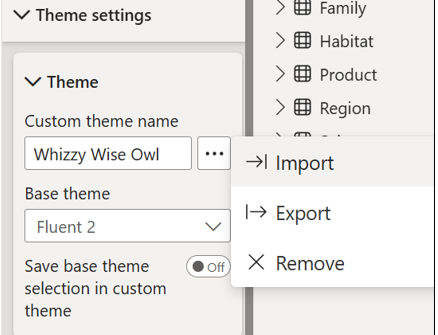 Creating a new theme