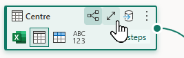 Expanding query steps