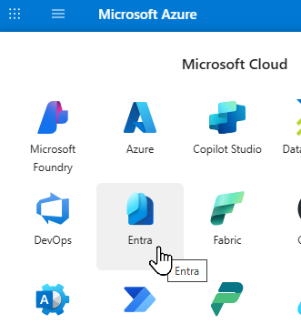 Entra admin icon Entra admin icon
