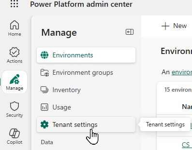 Tenant Settings Tenant Settings