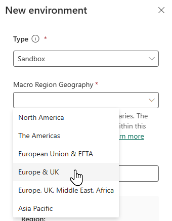 Europe & UK regional setting Europe & UK regional setting
