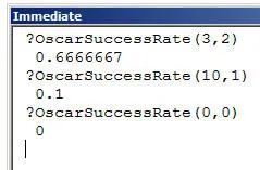 Access VBA Macros exercise - Creating functions (image 1)