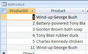 Access VBA Macros exercise - Recordsets (image 1)