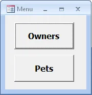 Access 2010 exercise - Uses of VBA (image 1)
