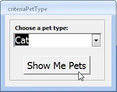 Access 2010 exercise - Uses of VBA (image 1)