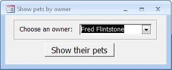 Access 2010 exercise - Uses of VBA (image 1)