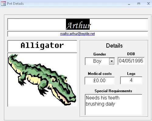 Access 2010 exercise - Creating forms (image 1)