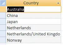 Access 2010 exercise - Joins (image 1)