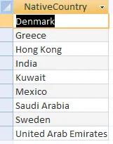 Access 2010 exercise - Joins (image 2)
