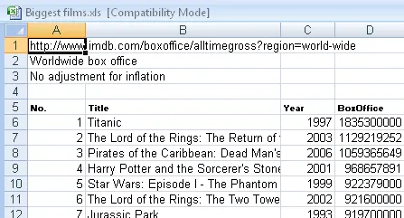 Access 2010 exercise - Importing data (image 1)