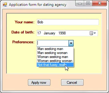 Visual Basic 2010 exercise - Drawing forms (image 1)