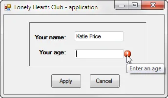 Visual Basic 2010 exercise - Form validation (image 1)