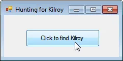 Hunting Kilroy button