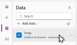 Songs data source Songs data source