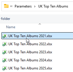 Choosing an Excel file to import in a Power Query query Choosing an Excel file to import in a Power Query query
