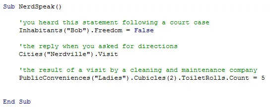 Access 2007 Visual Basic exercise - Visual Basic explained (image 1)