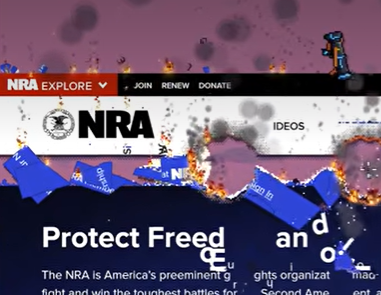 Shooting the NRA website