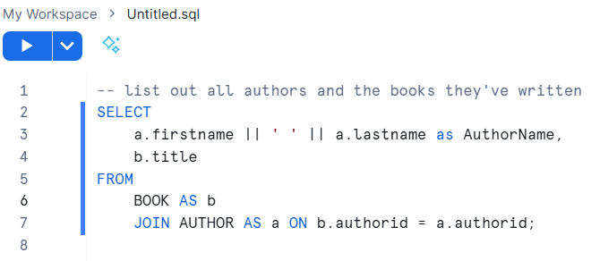 Listing data from tables using a Snowflake SQL query Listing data from tables using a Snowflake SQL query