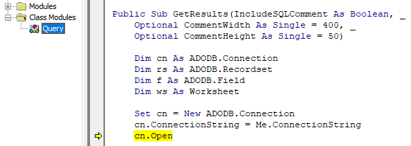 Identifying the cause of a run-time error in a VBA class module