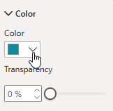 Power BI line chart line colour property
