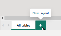 Create a New Layout button