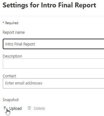 Choose an image to act as a preview image