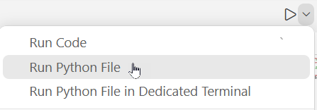 Run Python File has no keyboard short cut by default Run Python File has no keyboard short cut by default