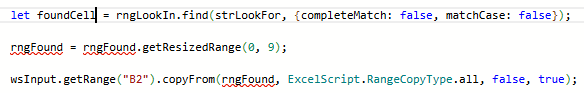 A renamed variable in Microsoft Office Scripts A renamed variable in Microsoft Office Scripts