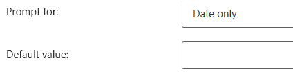 An image showing the Select date dialog with no default set An image showing the Select date dialog with no default set