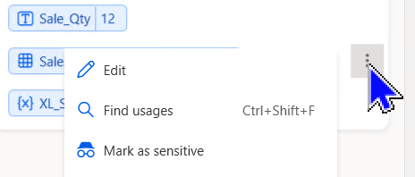 Image showing the options being selected for a single variable Image showing the options being selected for a single variable